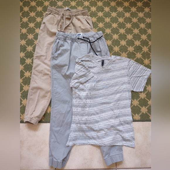 Old Navy Other - Men's Bundle: Modern Joggers w Built-in Flex plus T-shirt